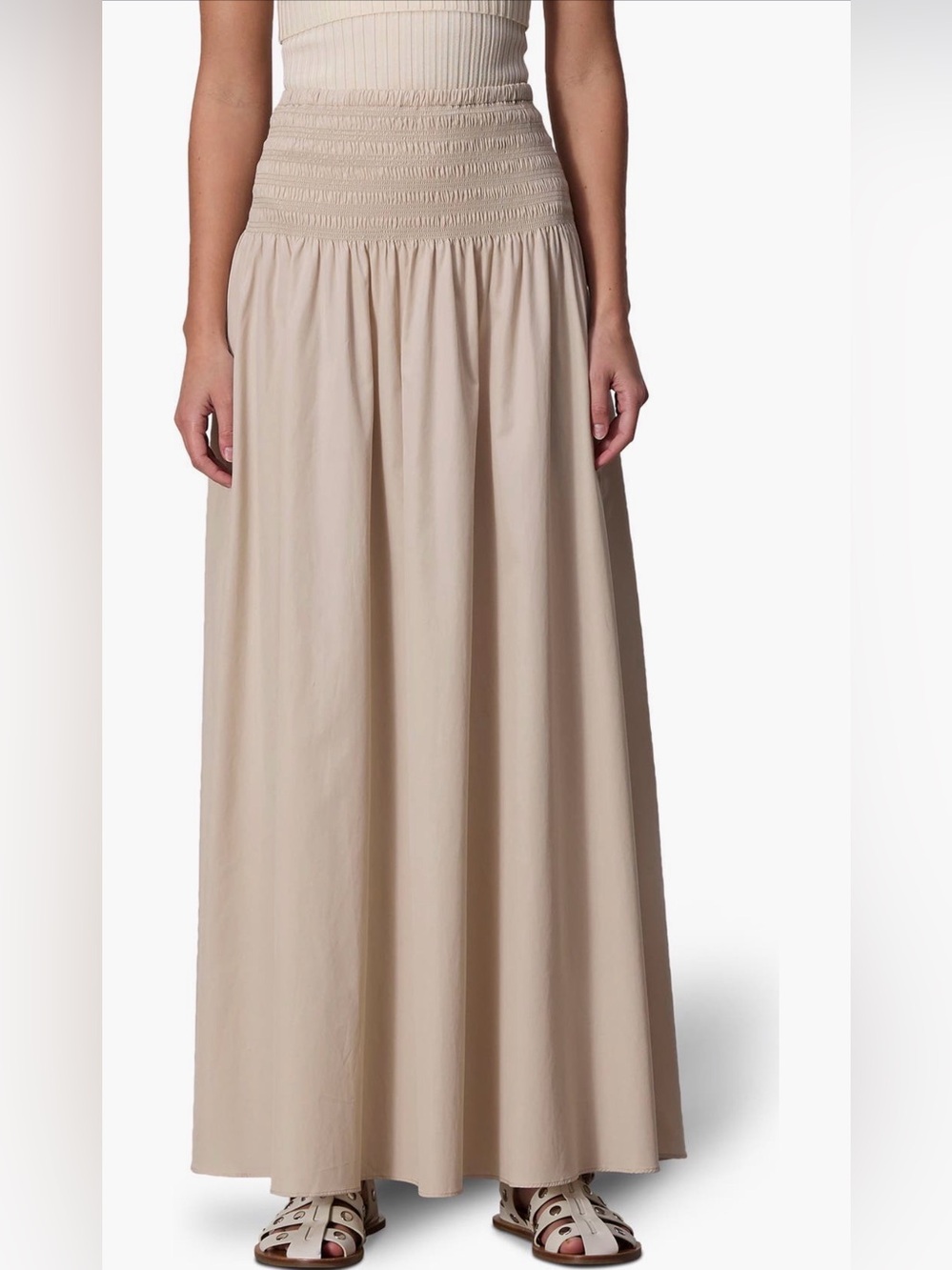 rag & bone — Alicia Poplin Maxi Skirt